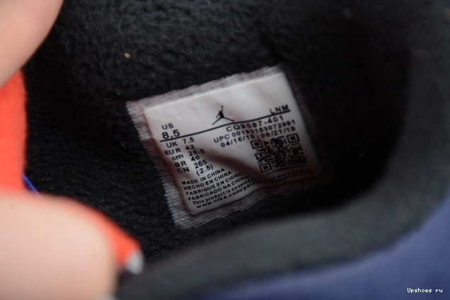 Blue CQ9597-401 4 Black Jordan Air WNTR Red Habanero Loyal 0224